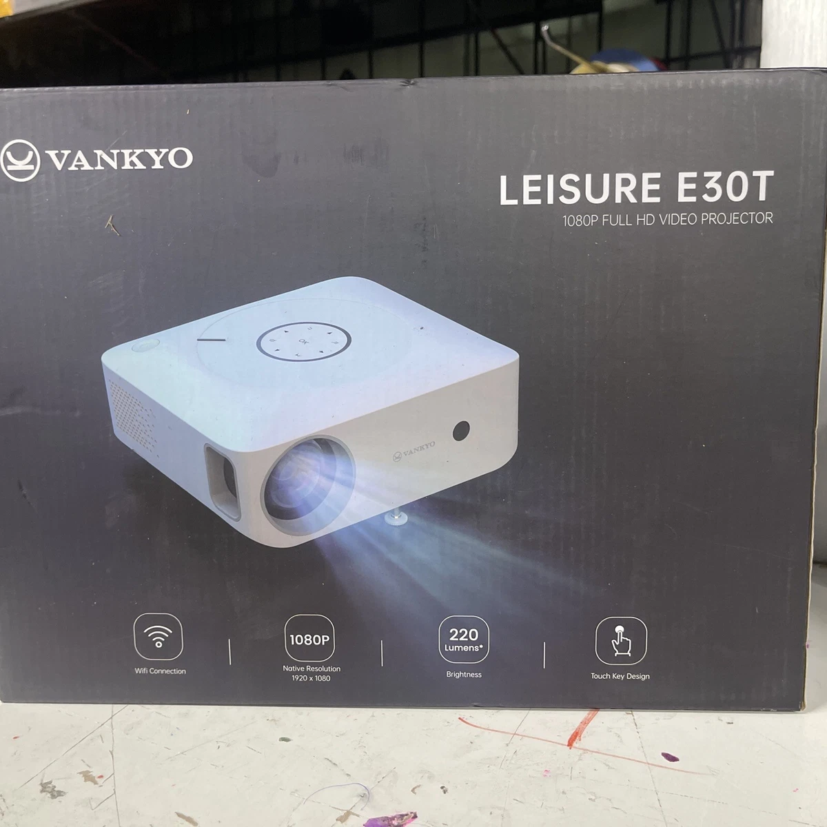 Vankyo Leisure E30T 530W 1080p FHD Video Projector BRAND NEW