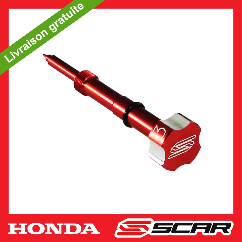 SCAR VIS DE RICHESSE CARBURATEUR KEIHIN FCR ROUGE HONDA CRF CRFX 150 250 450 CRF250R