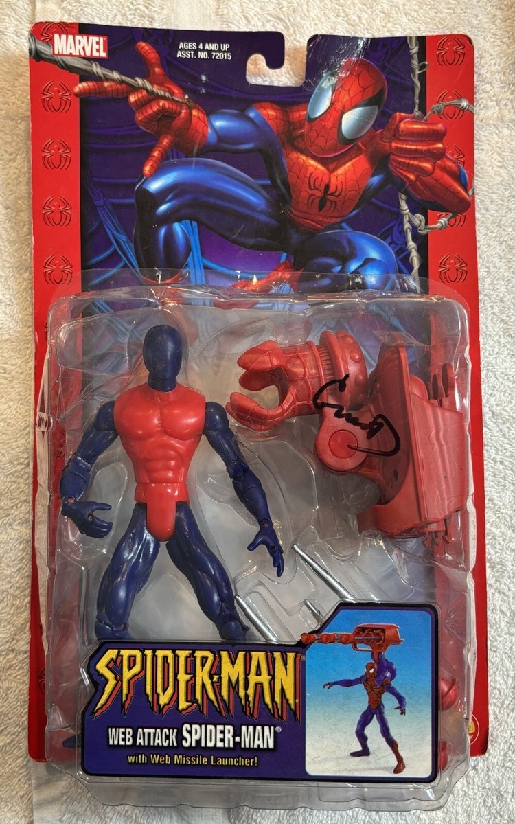 2004 SPIDER-MAN WEB ATTACK w/ Missile Launcher PROTOTYPE