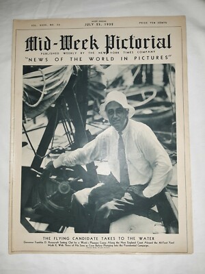 Mid Week Pictorial 7/23/32 Irvin S. Cobb Courtney Ryley Cooper Amelia Earhart