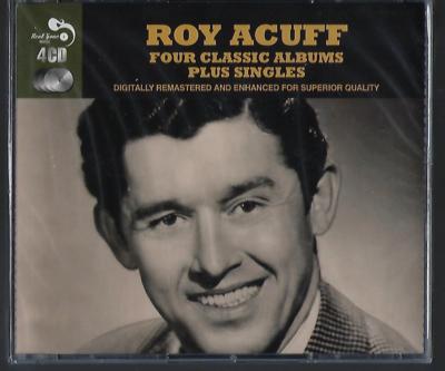 Roy Acuff Four Classic ALBUMS   Plus Singles 4CD Brand new Ships Free U S