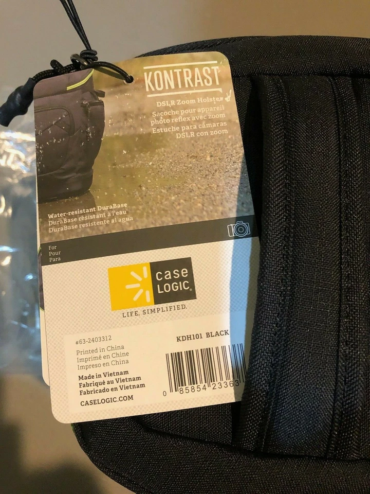 ***Lot of 2*** Brand New Case Logic Kontrast KDH101 Black Camera Case - Image 2 of 4