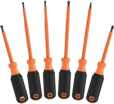 85076INS Insulated Screwdriver Set features 1000V Electricial Screwdrivers, (3)
