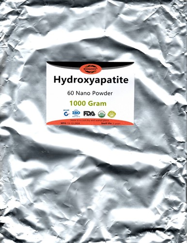 Hydroxylapatit 60 Nano Lebensmittelqualität 99,95% reine Zähne, Knochen, Zähne Pulver 1oz/30g - Bild 6 von 8