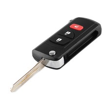 Para Nissan Xterra Frontier 3 Botones 3B Control Remoto Abatible Llave Plegable Carcasa Estuche Cubierta