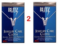 The BEST Jewelry Cleaning Cloth 2 - Packages - Blitz Works Great