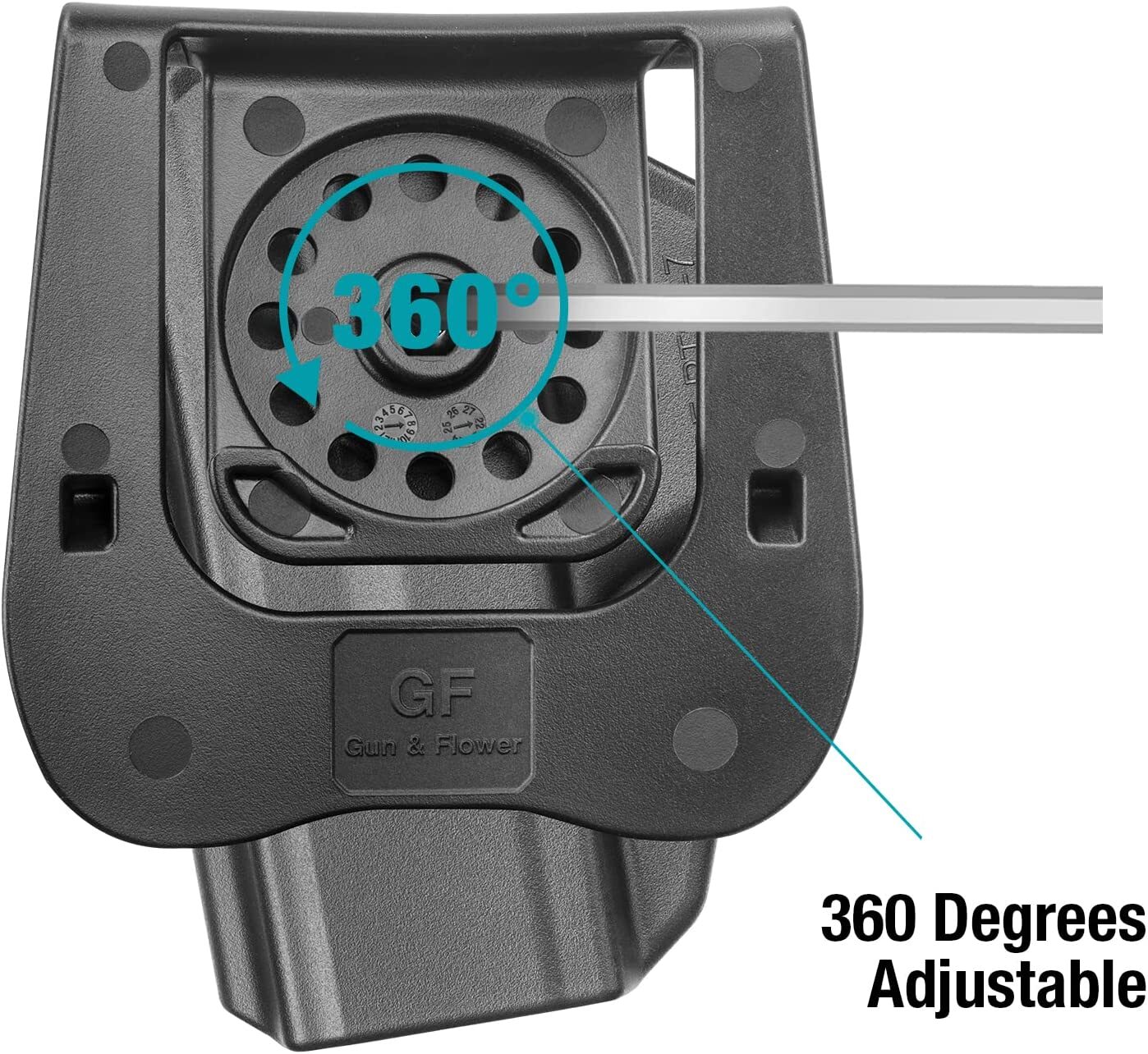 OWB Holster For Glock 17/19, Taurus G2C/G3C, Beretta 92FS, Sig P365 & More - Level 2 5 thumbnail image