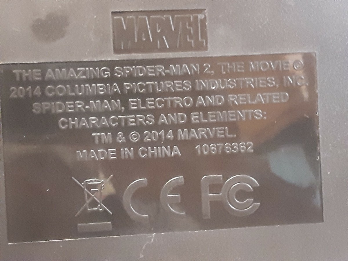  Man CD14枚　ポスター付き Marvel 2014 Amazing Spiderman 2 Electro Head Bust (No Discs
