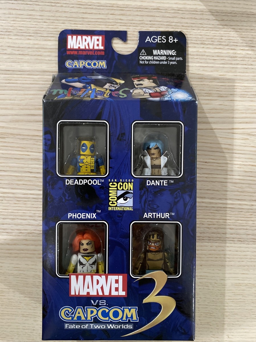 【未開封】MARVEL VS. CAPCOM フィギュア Marvel Vs Capcom 3 Minimates Fate Of Two Worlds Deadpool, Dante