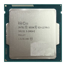 Intel Xeon E3-1270 V3 4 Core 3.5GHz SR151 Socket LGA1150 CPU Processor