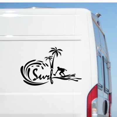 Surf Aufkleber Auto Wohnwagen Wohnmobil Camper Van Pferdebox Karosserie groß Decal