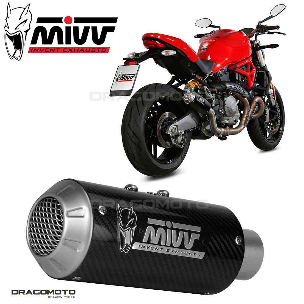 Exhaust DUCATI MONSTER 821 2018 2019 MIVV Mk3 Carbon RC — NCDC Armenia