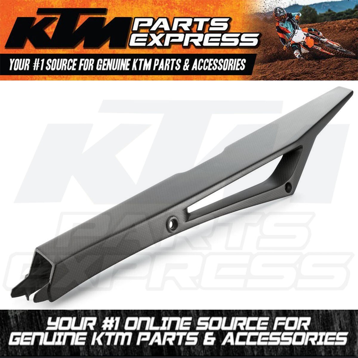 NEW OEM KTM CARBON FIBER CHAIN GUARD 790 890 DUKE R 2018-2024