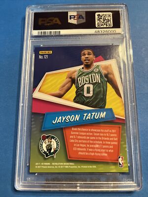2017 Jayson Tatum RC PANINI *REVOLUTION* Boston Celtics #121