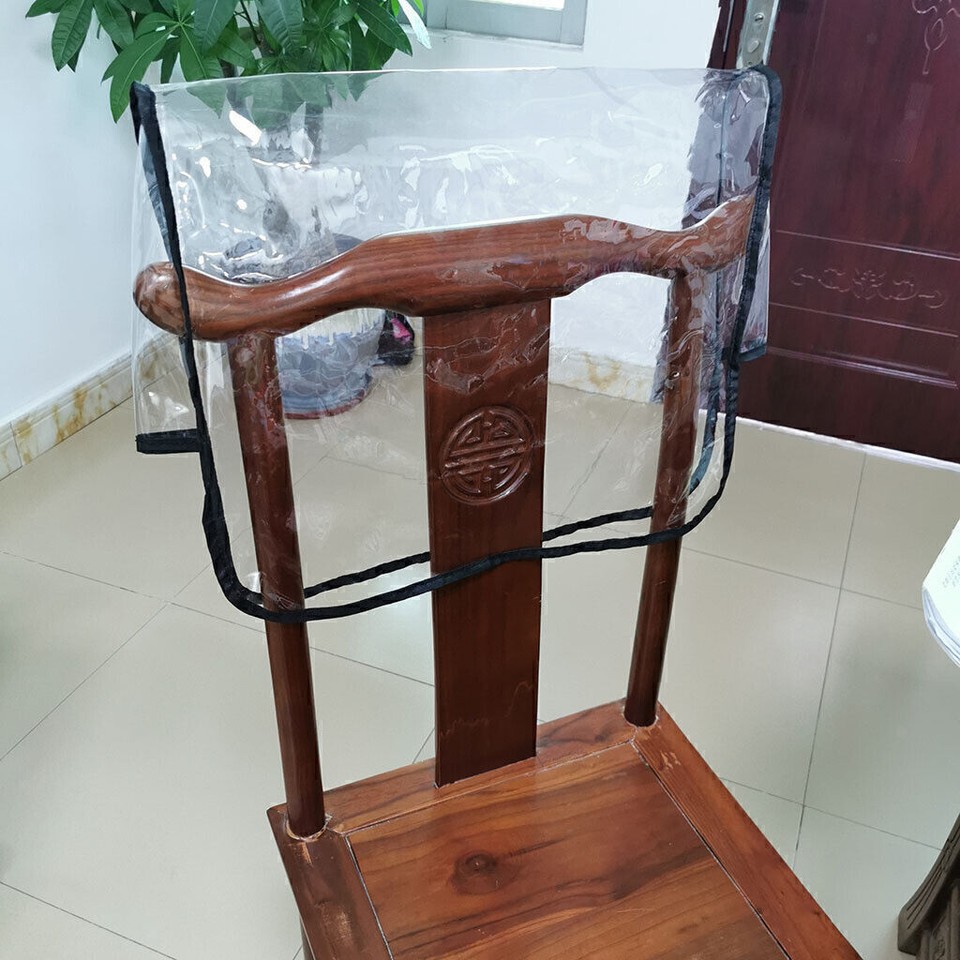 4x Hairdressing Barber Chair Back Covers Hair Salon Spa Beauty Plastic