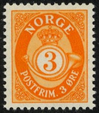 Norway 1940/41 (NK 239, MI 217, SC 189) - Posthorn - MNH