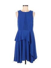 NWT Halston Heritage Women Blue Casual Dress 8