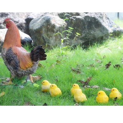 Liffy Rooster Garden Statue Resin Outdoor Decor Farm Animals Ornament for Yard Liffy Rooster Garden Statue Resin Outdoor Decor Farm Animals Ornament for Yard