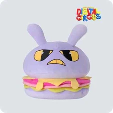 JAX BURGER The Amazing Digital Circus 14" Plush Official Glitch w/TAG GITD W/BAG