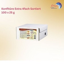 Cuisine Nob.Konfitüre Portionen Portionspackungen Marmelade 4 Sorten Gastronomie