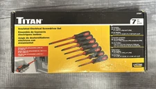 Titan Tool Insulated Electrician Screwdriver Set (7 Piece Set) 17237