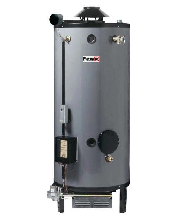 RHEEM 100 GALLON HOT WATER HEATER 199,900 BTU COMMERCIAL TANK G100-200  Natur GAS | eBay