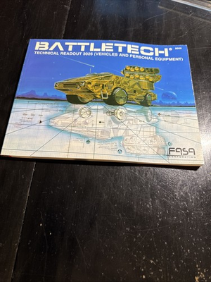 #ad #ad FASA Battletech Technical Readout 3026 Vehicles amp; Personal Equipment VG $19.99