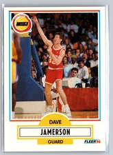 1990-91 Fleer Update #U-35 Dave Jamerson Houston Rockets