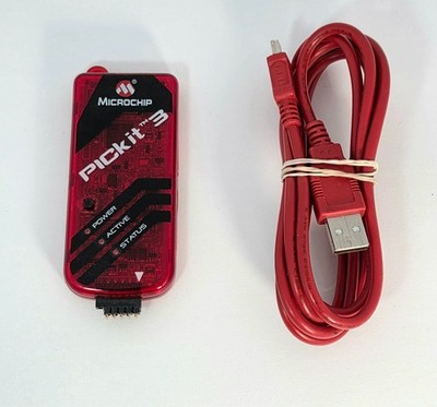 Microchip PICkit 3 ICSP Programmer Debugger USB MPLAB Compatible w/ Cable READ