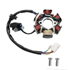  ATV Quad Go Kart Magneto Stator 6 Coils 5 Wires with Female Plug for 50cc 