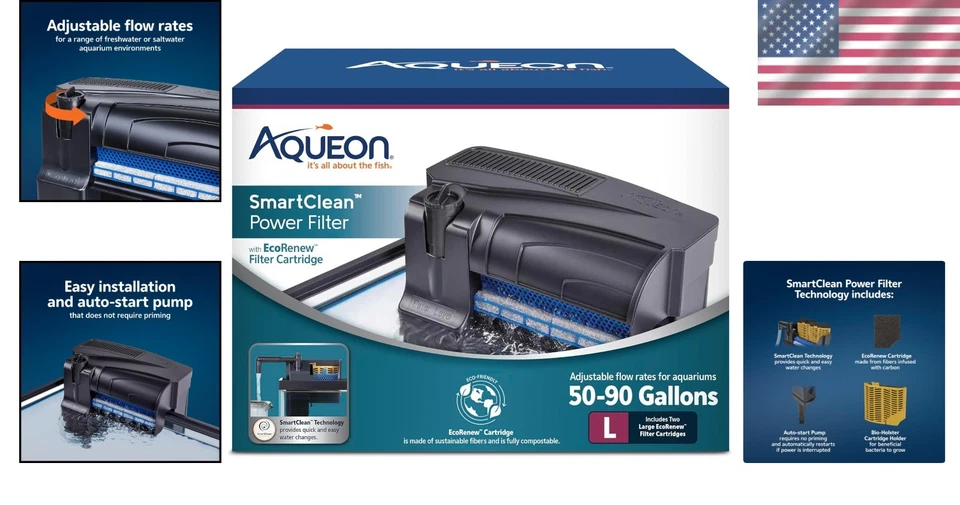 Versatile Power Filter for Healthy Aquatic Environment - Image 2 of 4