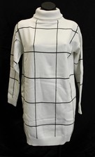 Chicwish Women's Warm Welcome Grid Turtleneck Sweater Dress - Assorted Sizes NWT