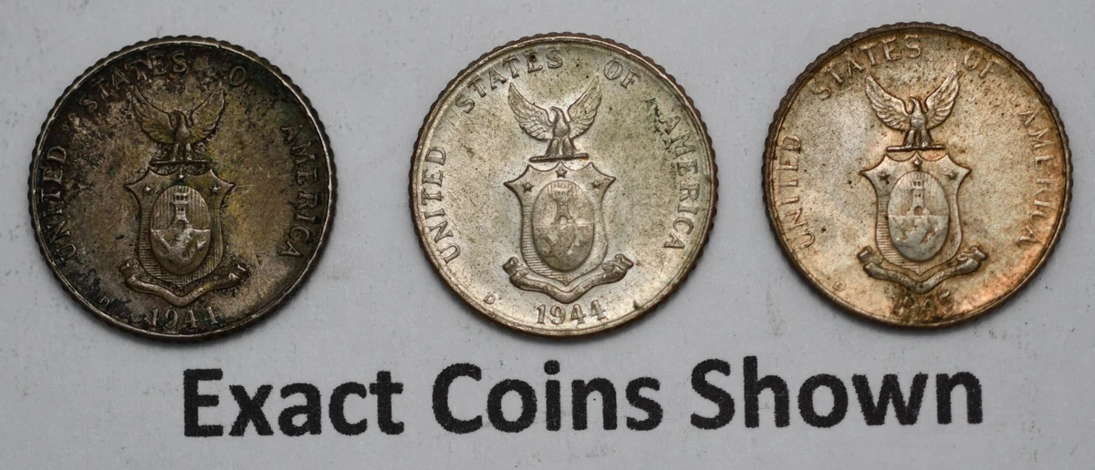 1944 Year Philippine Coins Just Listed 2026