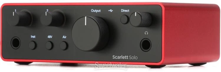 Focusrite Scarlett Solo 4th Gen USB Audio Interface - Image 4 of 4