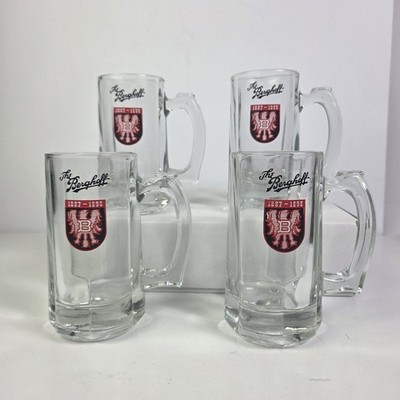 Four Heavy Vintage Glass SET OF 4 THE BERGHOFF 1887-1898  Clear