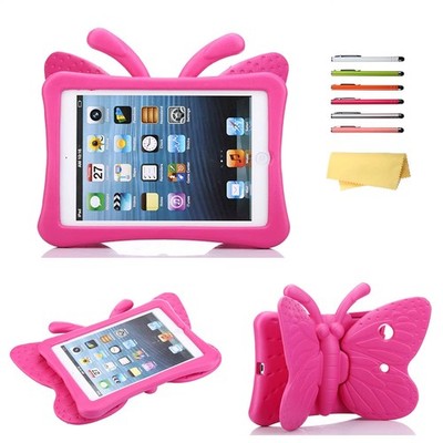 Kids Proof Case for Apple iPad mini 5/4/3/2/1 with Kickstand 3D Cartoon Soft ...