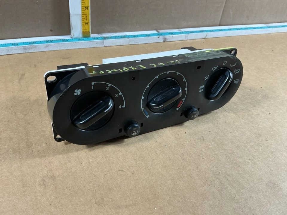 Interruptor de control de temperatura de calefacción de aire acondicionado Ford Explorer 2002-2006 OEM Foto 2 de 4