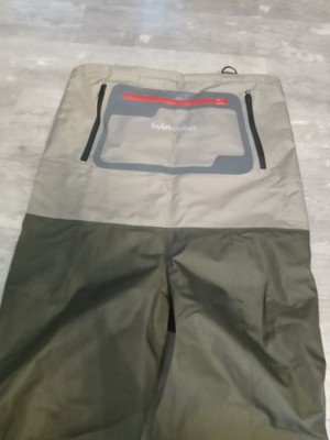 Fly Fishing Chest Waders 5Layer Breathable  Wading Stocking Foot Wader Size M