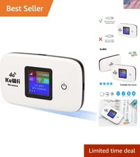 Dual-band 4G LTE Wi-Fi Hotspot Router with Battery - Perfect for Business Travel