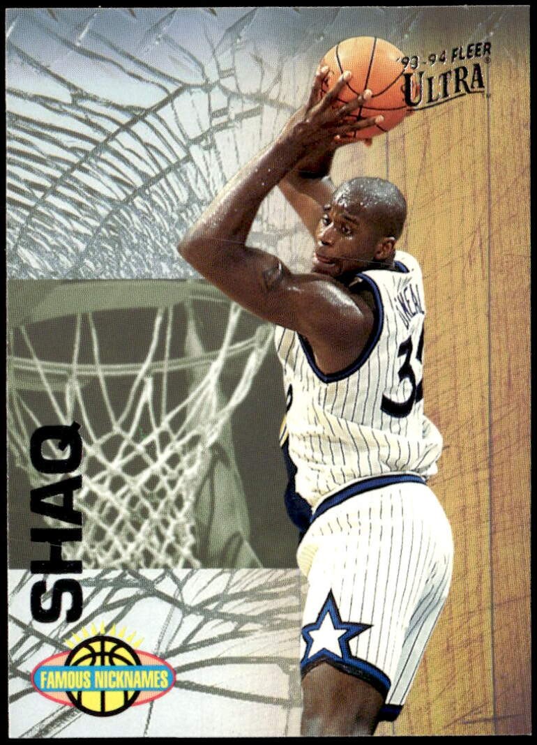 Shaquille O'Neal 1993 Fleer Ultra #13 Famous Nicknames Price Guide