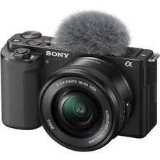 Sony ZV-E10 Vlogging Camera Kit – 16-50mm Power Zoom Lens – Mirrorless Video Cam