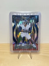 2024 Panini Select - J.C. Latham (RC) Concourse #11 Red & Black Flash Prizm