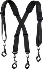 Tactical Duty Belt Harness Suspenders Padded Tool Belt Suspender Heavy Duty Work