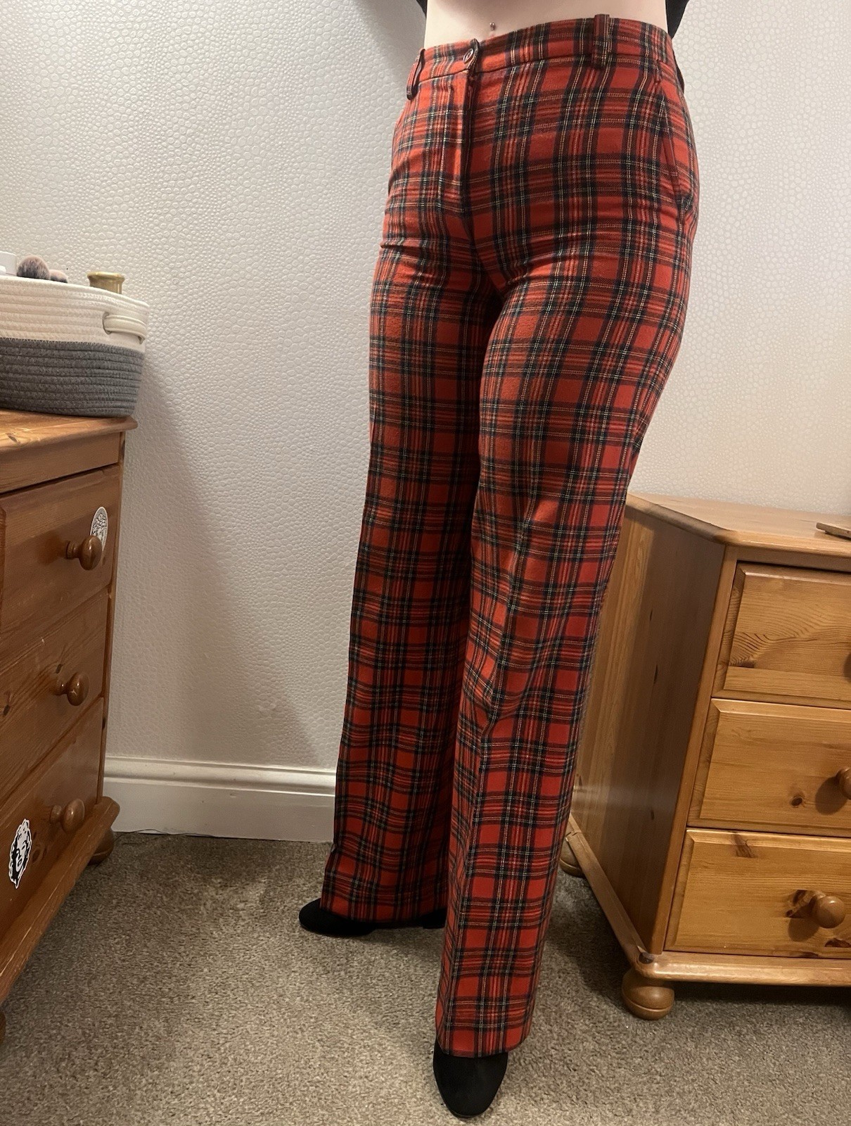 Trussardi Women’s Slim Trousers Size 8 Been Dry-cleaned Worn Once image 4