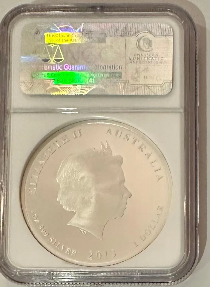 2013 P $1 Australia Year of the Snake Colorized NGC PF 69 One of  1st 500 Struck - Image 3 of 4