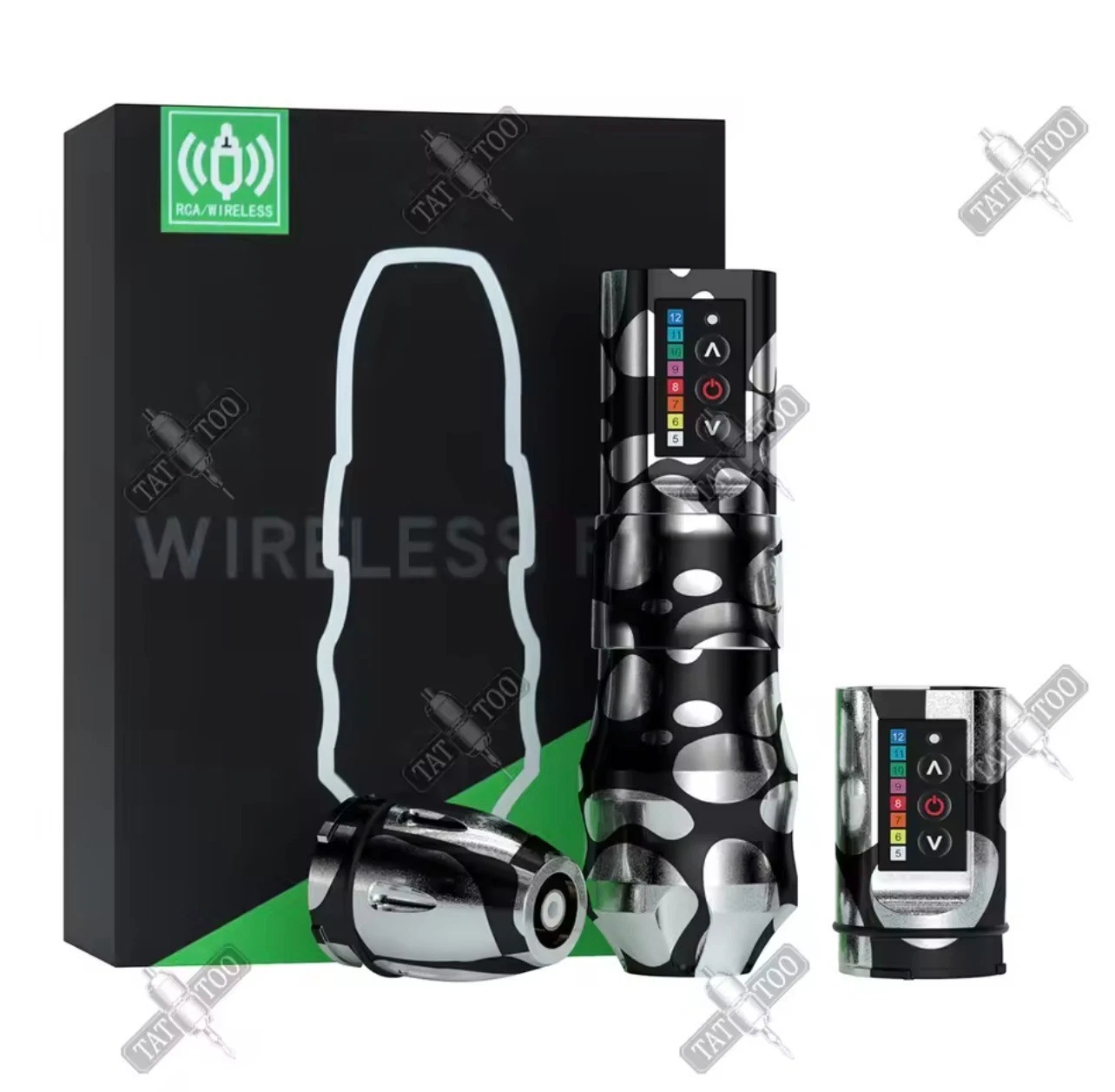 DM EXO Wireless Tattoo Machine 4.0 Stroke 2400mAh Strong Coreless Motor Tattoo - product detail image 1
