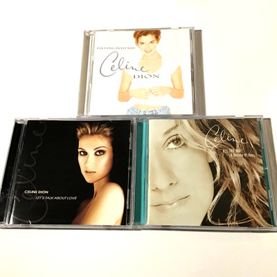 Celine Dion 3 CD Lot: Falling Into You, Let's Talk About Love, All The Way