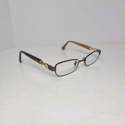Coach HC5054 9187 Faina BrownDark Tortoise Gold Eyeglasses FRAMES ONLY 49-17-135