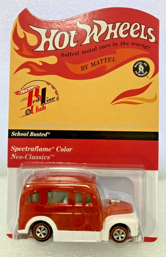 Hot Wheels 2012 365/2000 RLC School Busted New w/Case Red Line Club Neo Classics