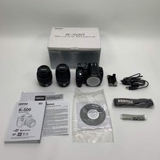 Broken Pentax K-500 16.3MP Digital DSLR Camera No Power